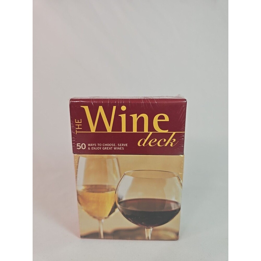 The Wine Deck Cards 50 to Choose, Serve, and Enjoy Great Wines NEW SEALED